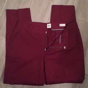 Gap slim crop pants